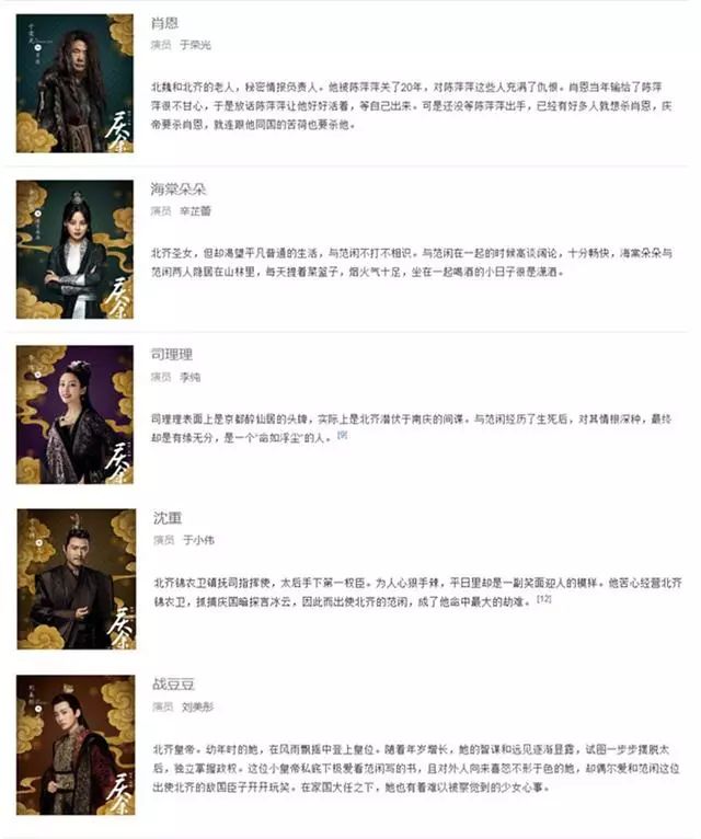 《庆余年》第一季到底拍到原著哪部分?其实演员表早已