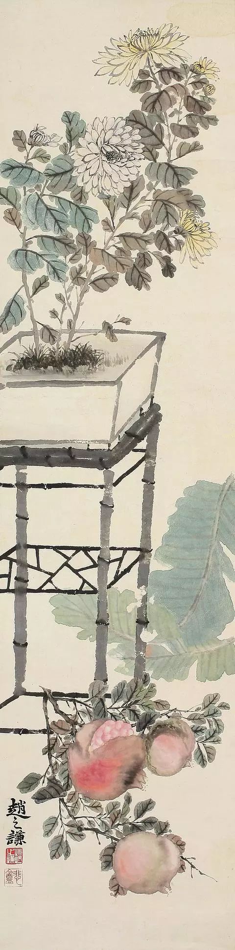 赵之谦花鸟作品欣赏赏心悦目