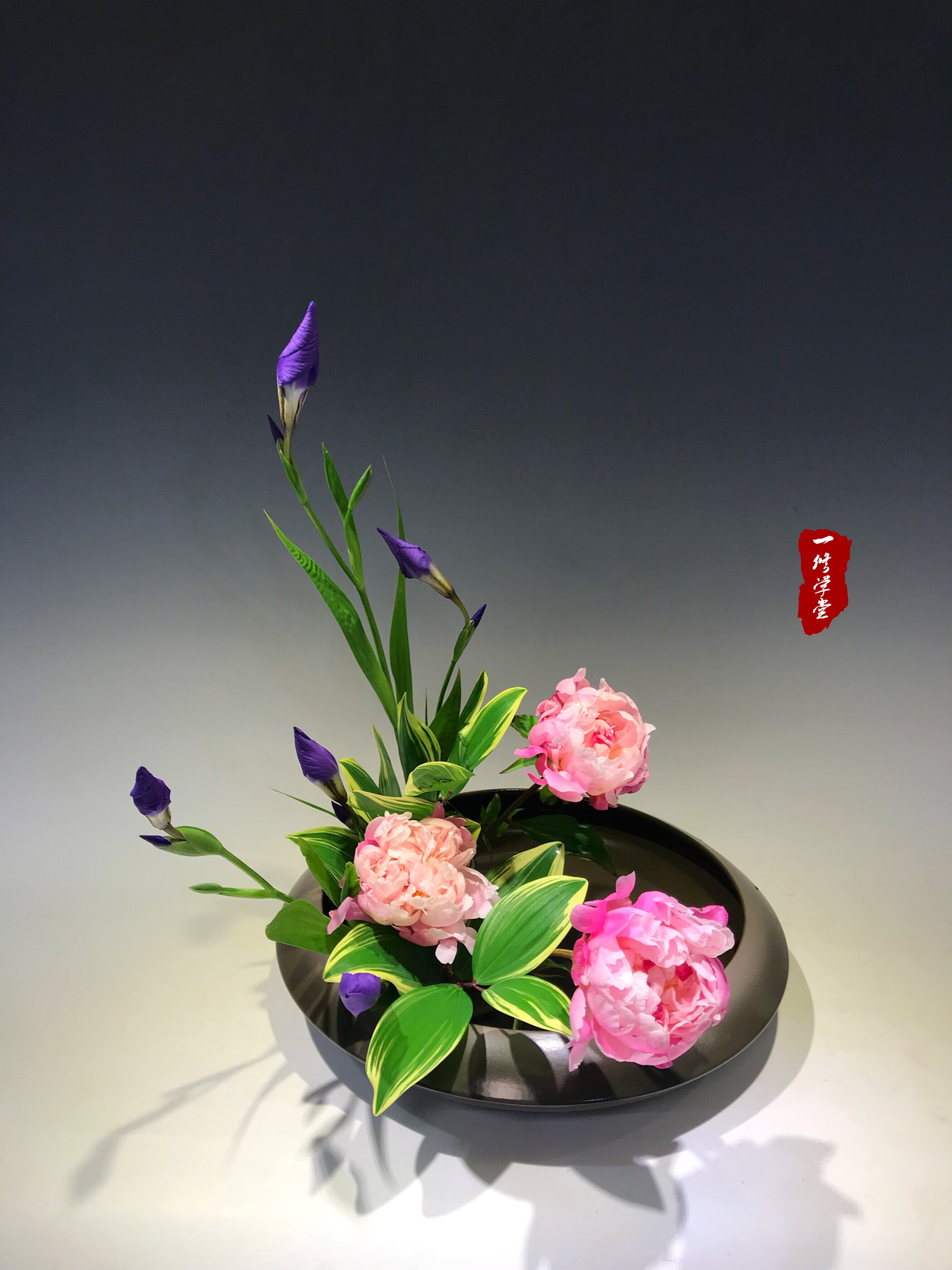 小原流入门课||花意匠开放式花型图案例 小原流入门课||花意匠开放式花型图案例