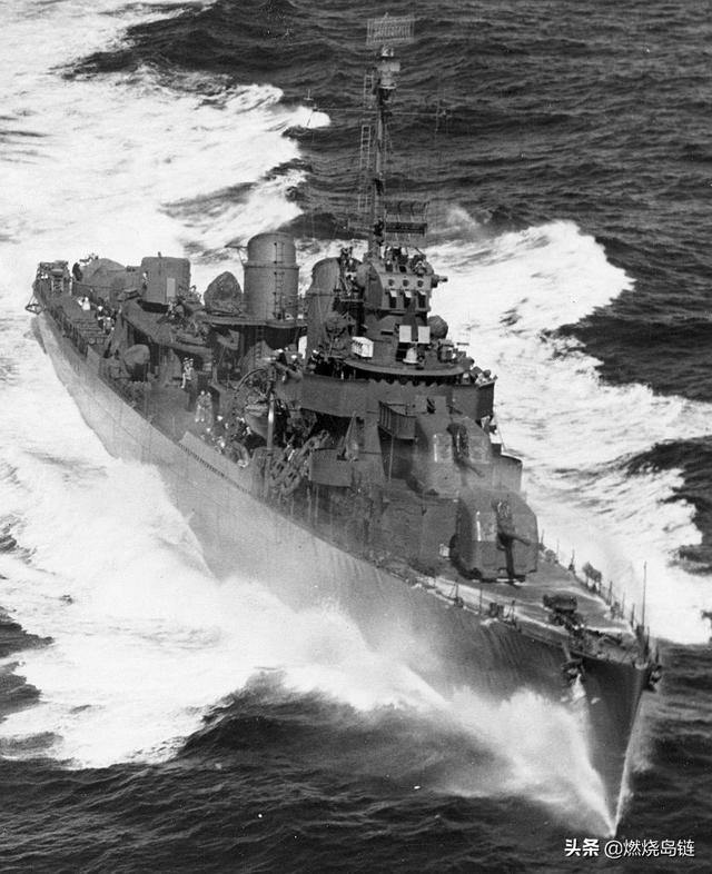 总建造数量175艘的二战美国海军"弗莱彻"级驱逐舰