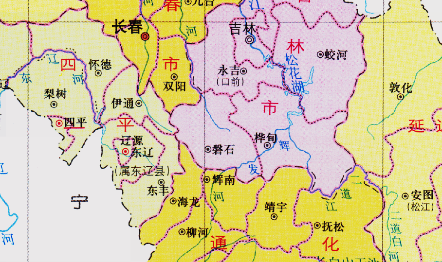 吉林各地级市人口_吉林地级市地图