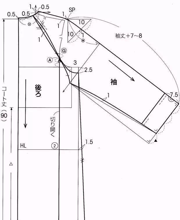 服装设计丨版型大衣制版的结构造型变化附详图解析