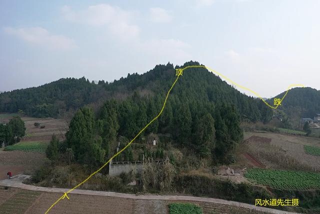 四川三台县梁公祖地风水考察记风水道先生