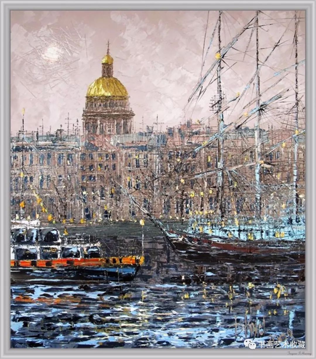 白俄罗斯绘画:怦然心动 油画刀描绘的美丽风景