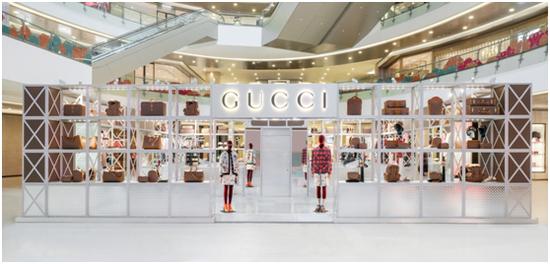 guccipin米奇主题限时店正式亮相杭州万象城