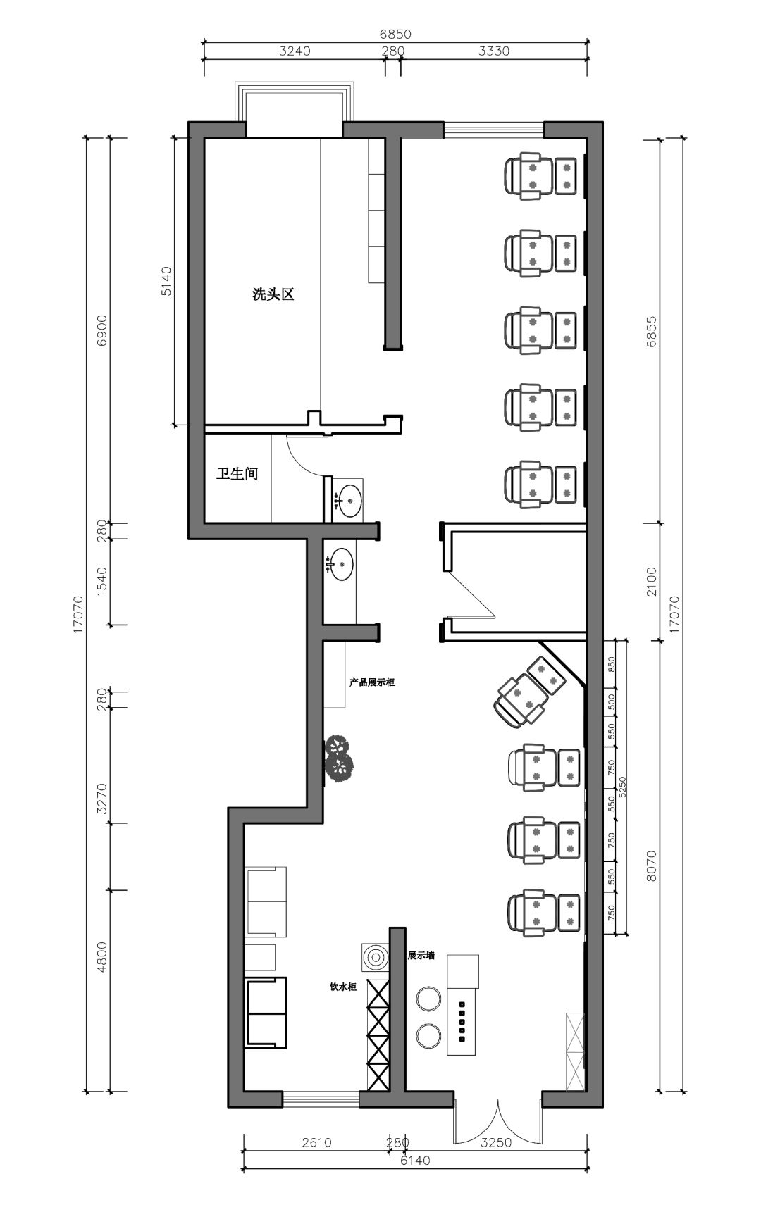 装修理发店案例