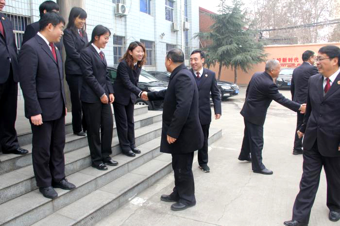 平山县委书记李旭阳,县长董晓航等县四大班子领导到我