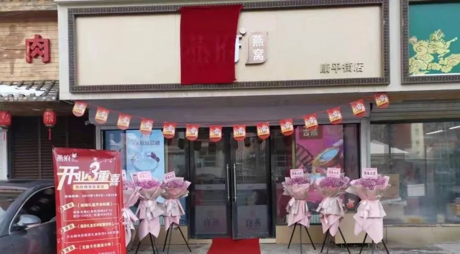 新店开业|燕府长春康平街店正式开业_燕窝