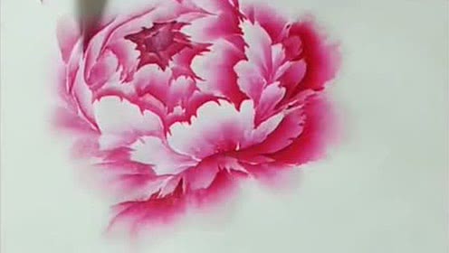 原来国画大师,都是这么画牡丹的,怪不得以前画不好!