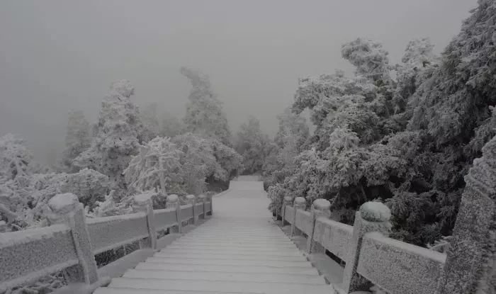 余位5个1月1819日冰雪南岳衡山雾凇云海徒步朝圣天路走进白色梦幻世界