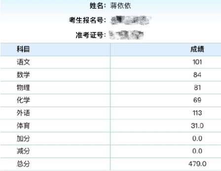 有种“偏科”叫蒋依依，英语113分，看到数学成绩：老师肯定哭了