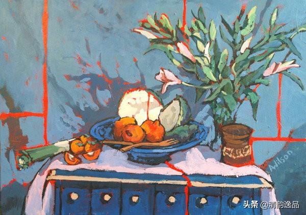 苏格兰丙烯画家anguswilson绘画作品欣赏