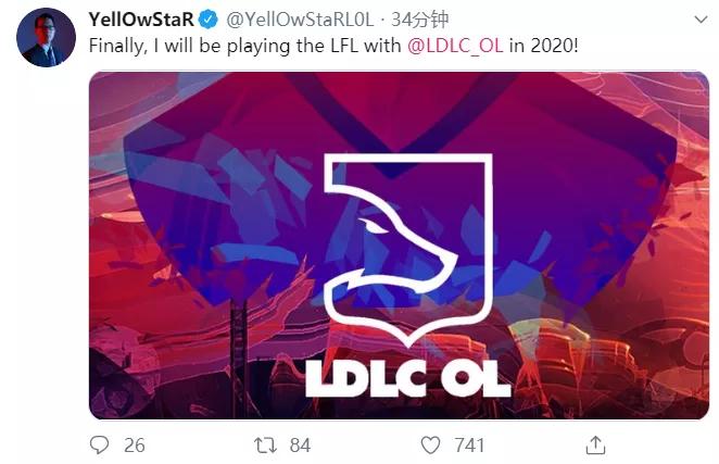 传奇永不熄,yellowstar宣布从教练回归选手位置
