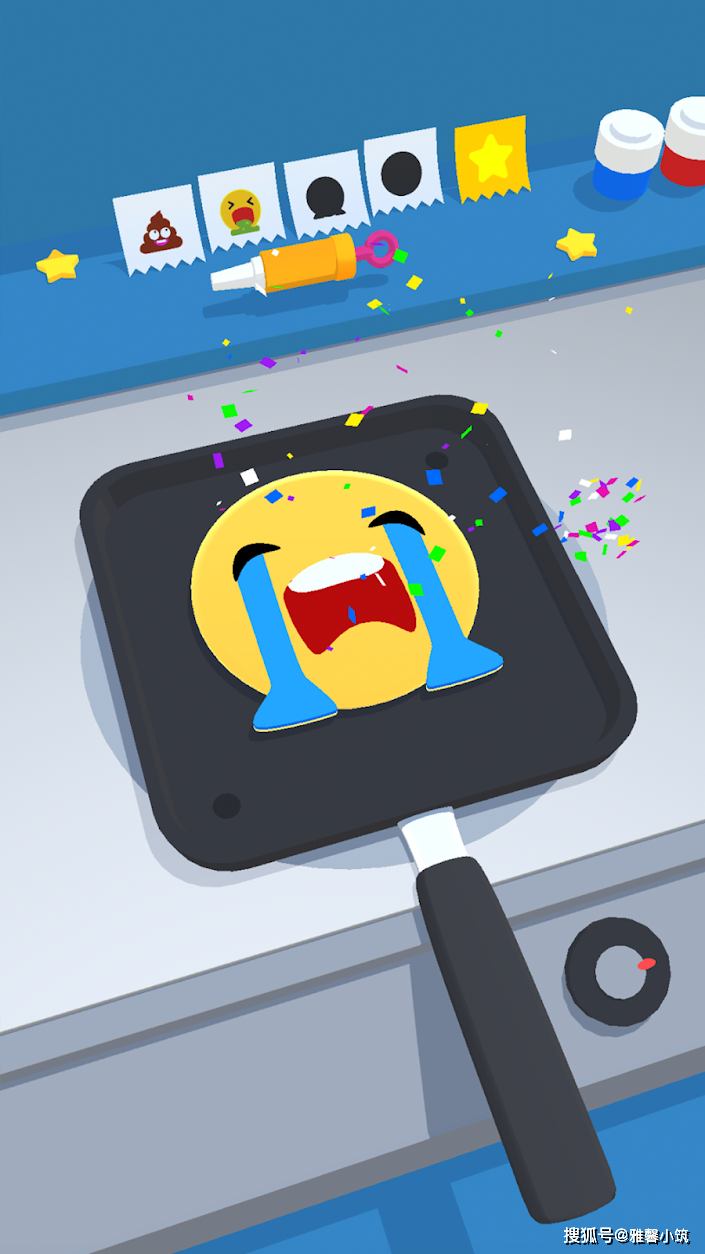 自己动手制作Emoji煎饼《PancakeArt》绘画题材的益智手游