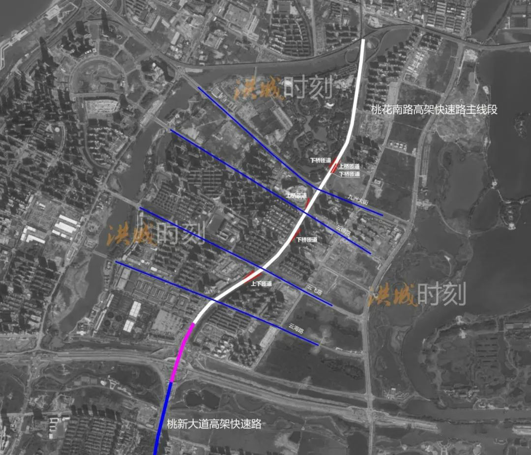 桃花南路快速化改造项目昌九快速路改造一期工程(北延段:跨庐山南