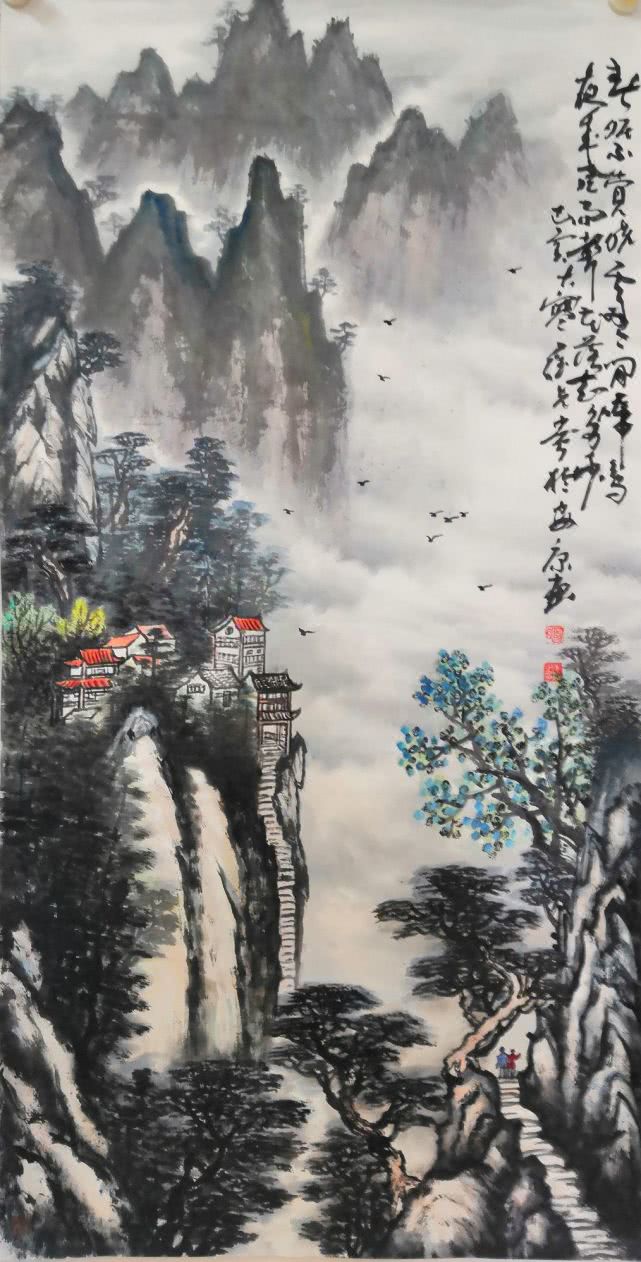 新年特刊中国美术人物画家罗先贵作品赏析