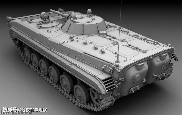 俄军塔曼师拉动演习 BRM-1K装甲侦察车意外现