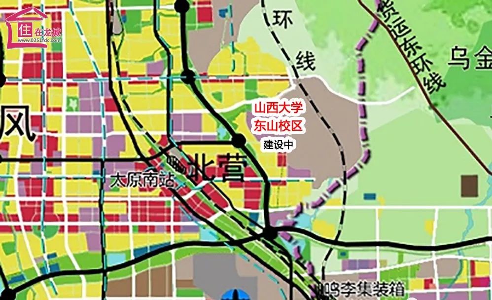 可以看到,在南中环东街周边多为住宅,商业用地,东侧还有东山森林公园