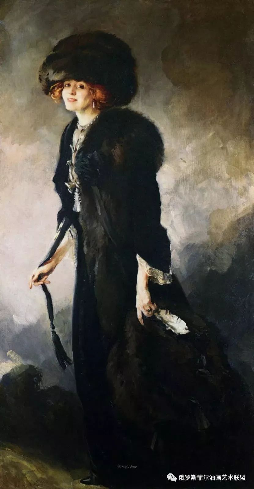 英裔美国画家詹姆斯·杰布萨·香农爵士笔下苗