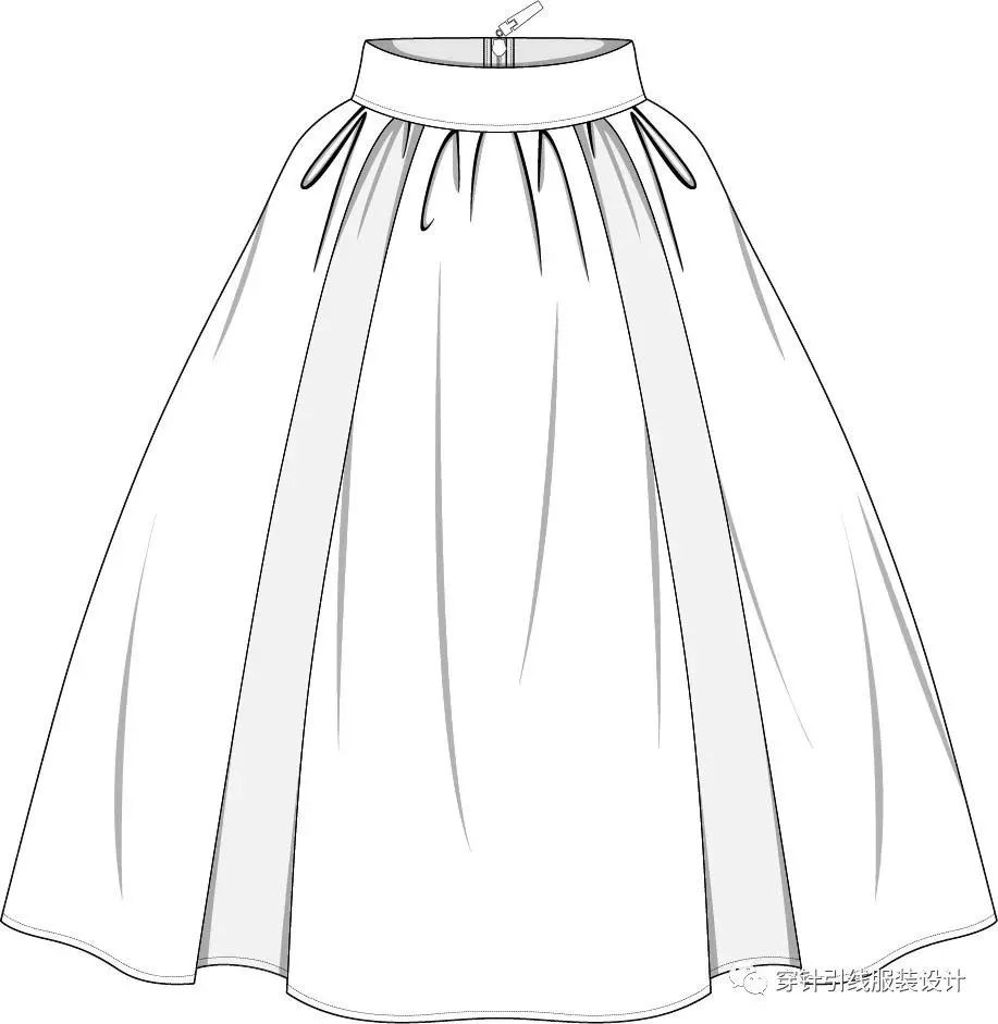 服装设计上衣外套裙裤等70款式图分享
