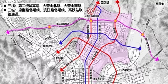 金为·铂鹭风华, 占据荆溪片区黄金中轴位置,周边以 三纵三横构建立体