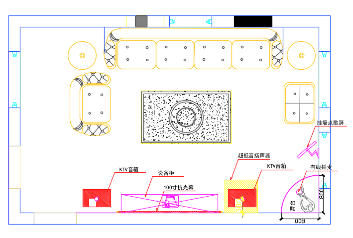 上海30平私人ktv包间案例