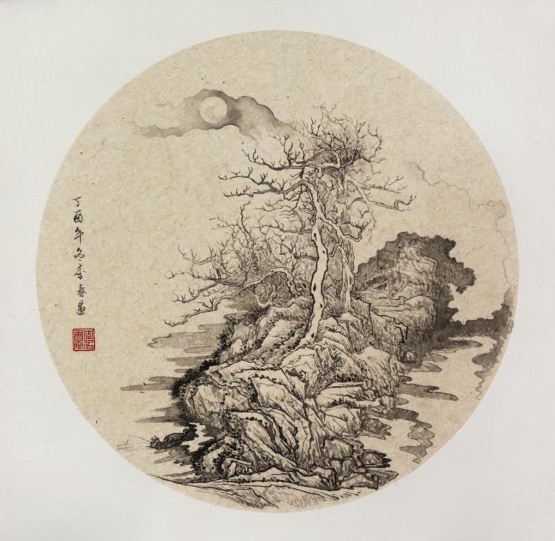 小品不小天地大李春山水画小品展