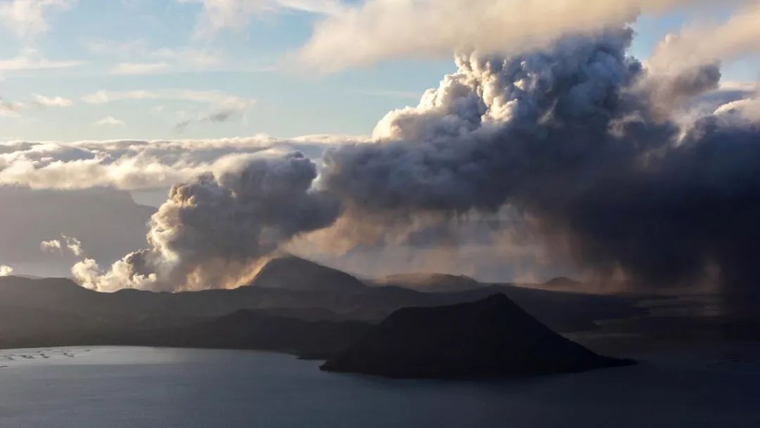 菲律宾火山爆发后，大量宠物被遗弃街头