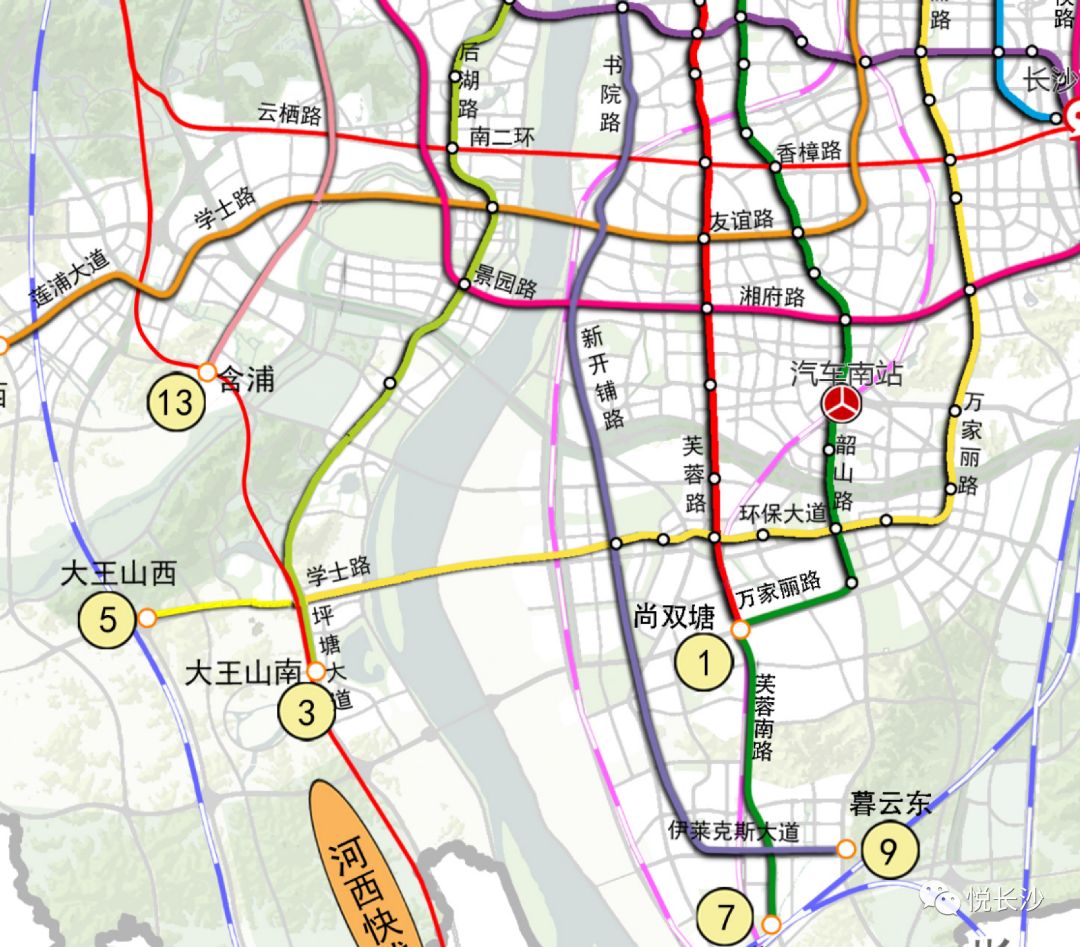长沙地铁最新进展1号北延2号西延7号线4号北延5号南延