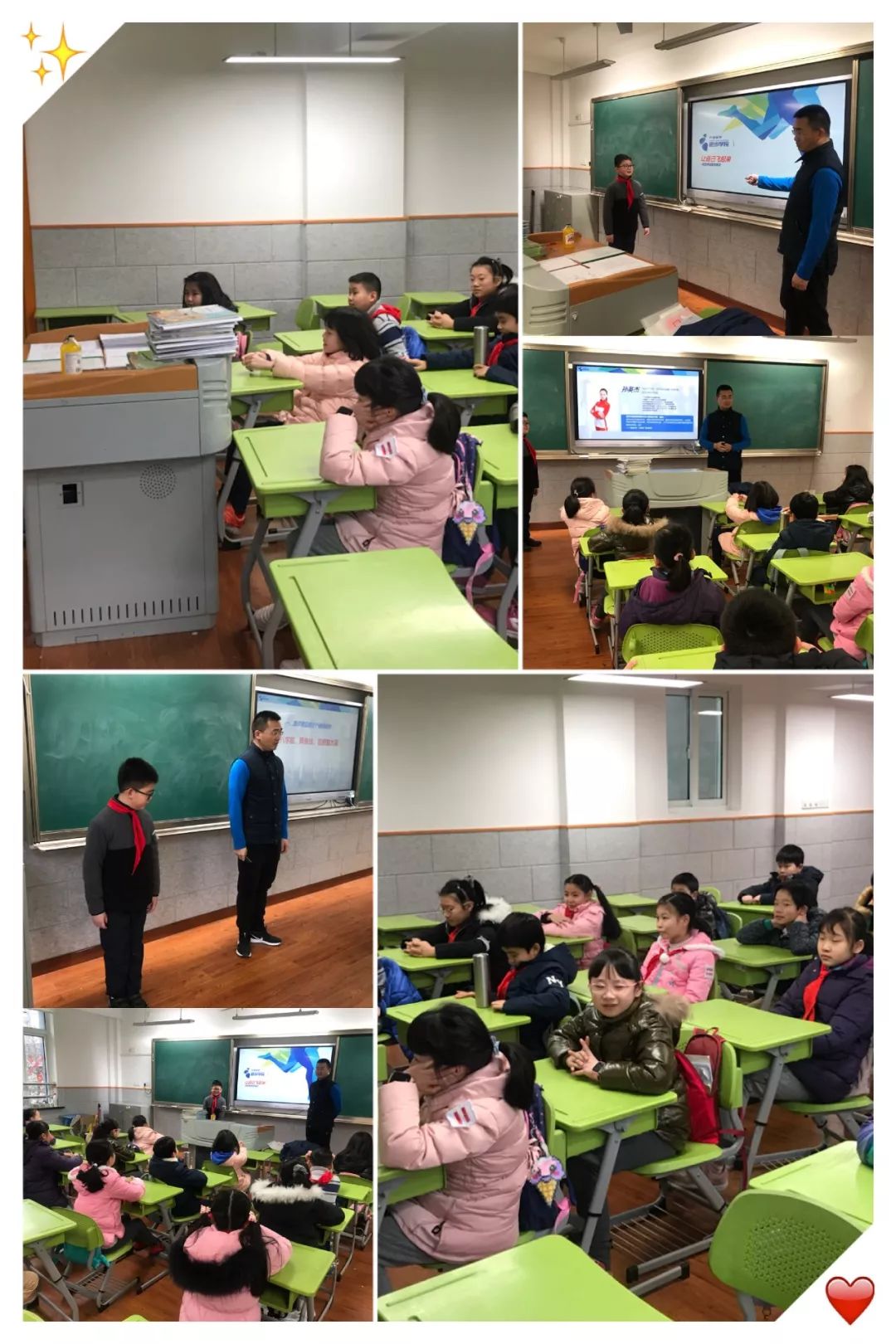 四2班俞凯文爸爸给同学们带来了一堂生动有趣的跑步课,纠正了许多同学