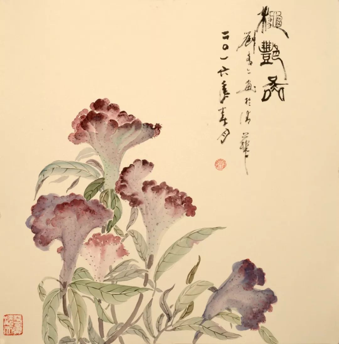 徐徐花香一片清新静谧的花鸟世界90幅