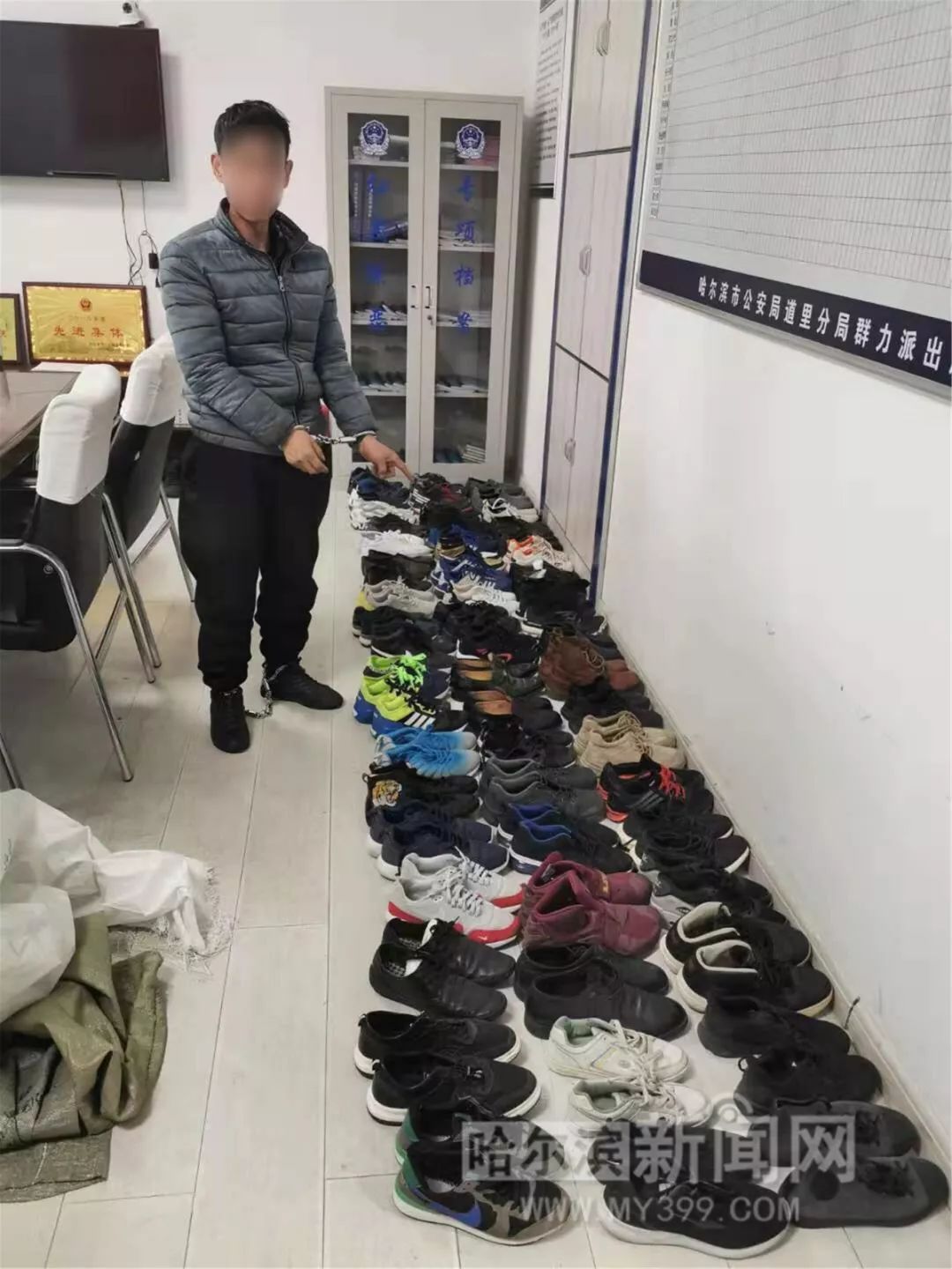 每天后半夜扫楼专偷男鞋贵贱不管好坏不挑月入200多双全卖到旧鞋市场