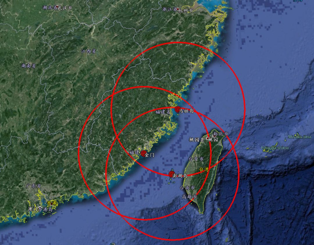因为如果把增程后的雄风三,部署在马祖岛,可将打击范围延伸到浙江台州