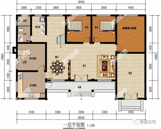 10栋面宽超17米的二层别墅,宅基地大有优势,这样建房更体面