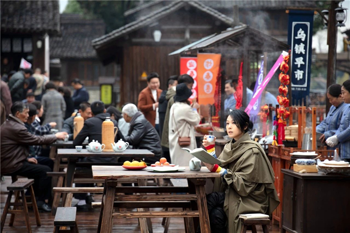 刘若英乌镇过大年:来这里,就是回家_集市