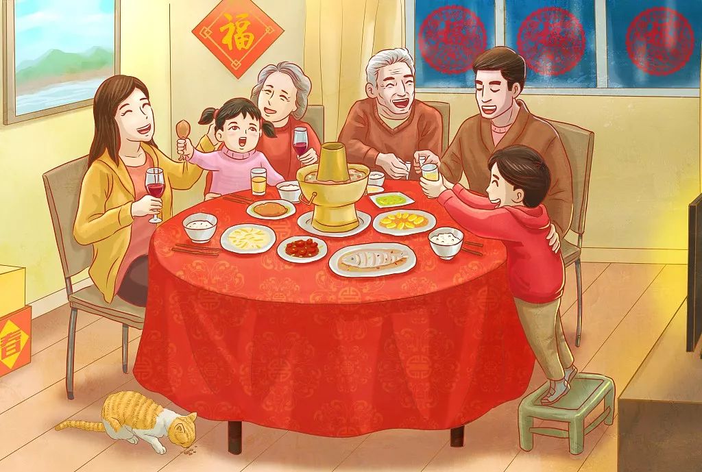在阖家团圆的日子, 与亲人围坐在一起 才是最幸福的时刻, 小年的到来