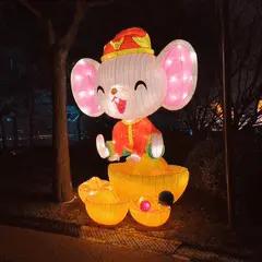 中国年·看西安 冒着严寒拍的大唐芙蓉园2020年的新春灯会 听说今天晚上点灯