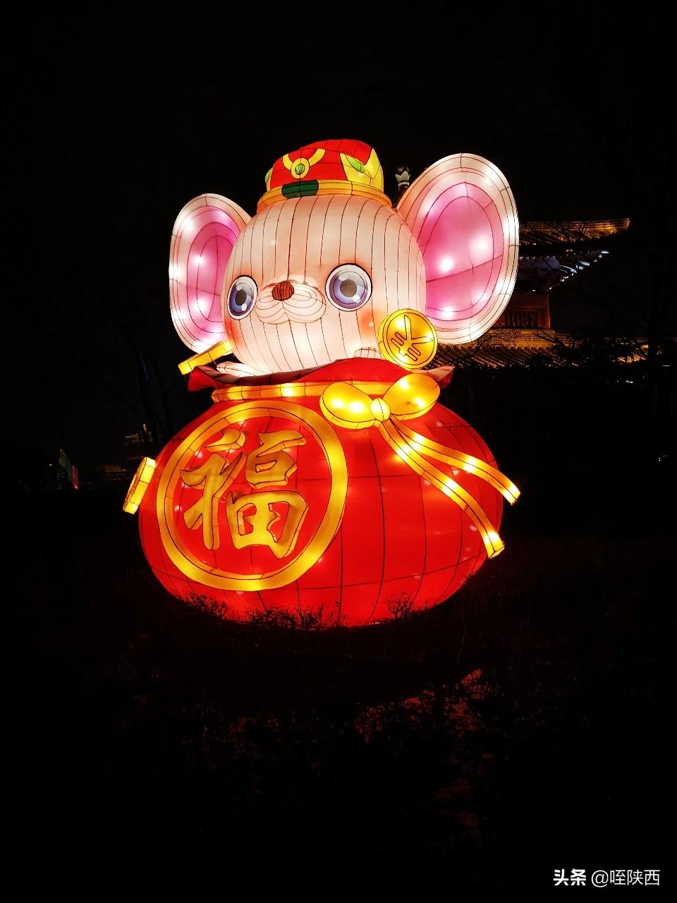 中国年·看西安 冒着严寒拍的大唐芙蓉园2020年的新春灯会 听说今天晚上点灯