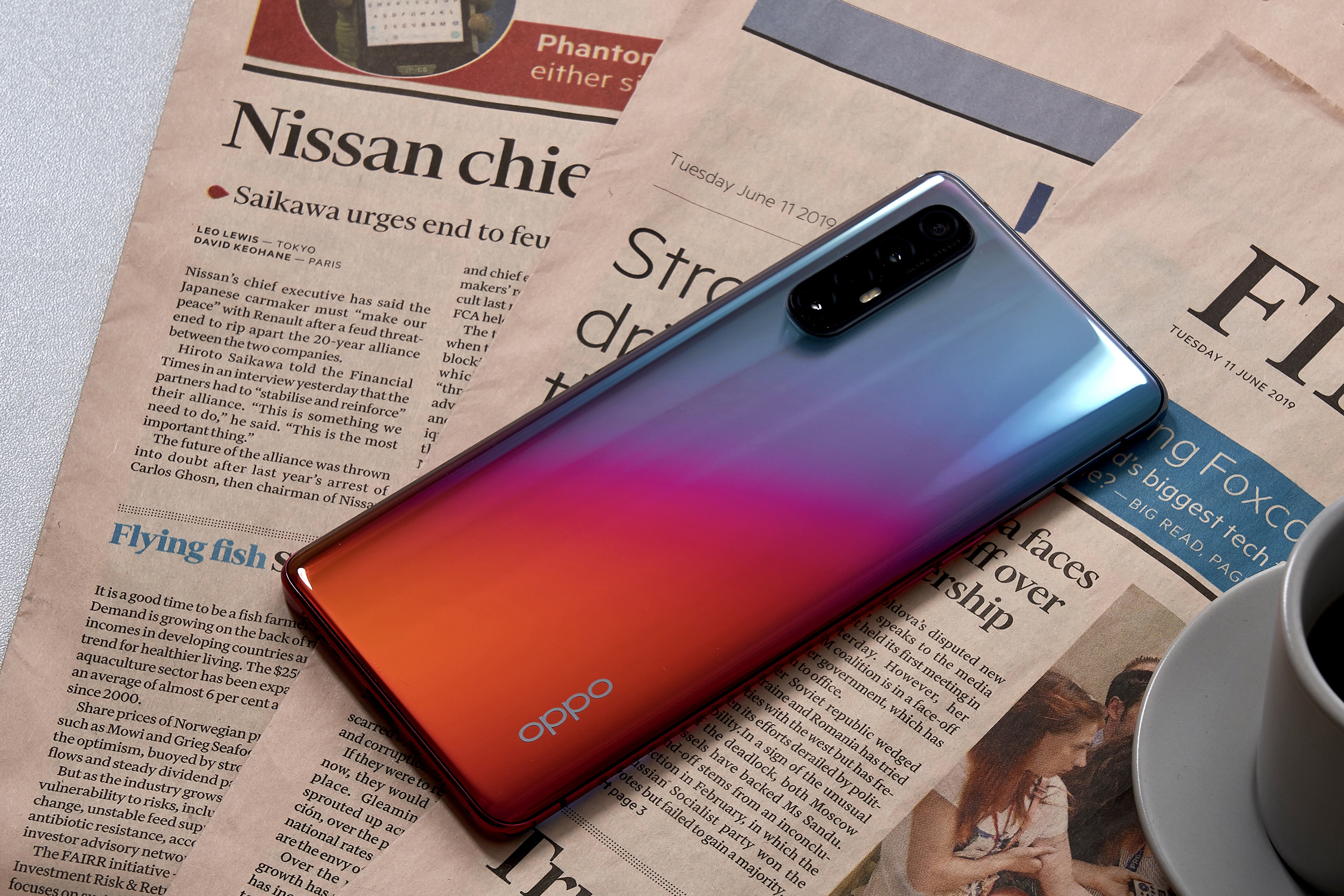 原创opporeno3pro图赏双模5g视频超级双防抖