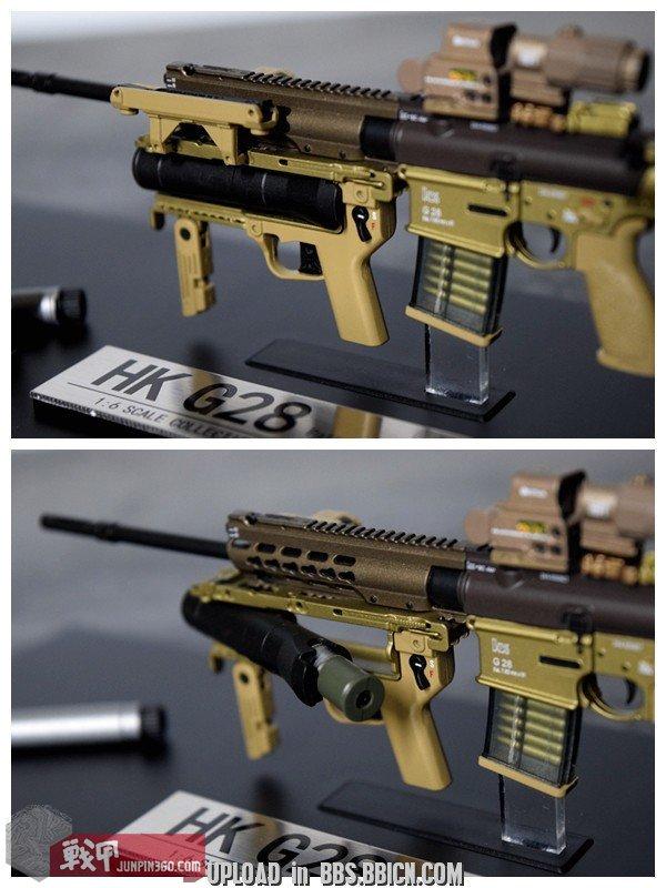 这样这把枪在本体上,基本上就跟hk417a2一样了! 哈哈,好兴奋!