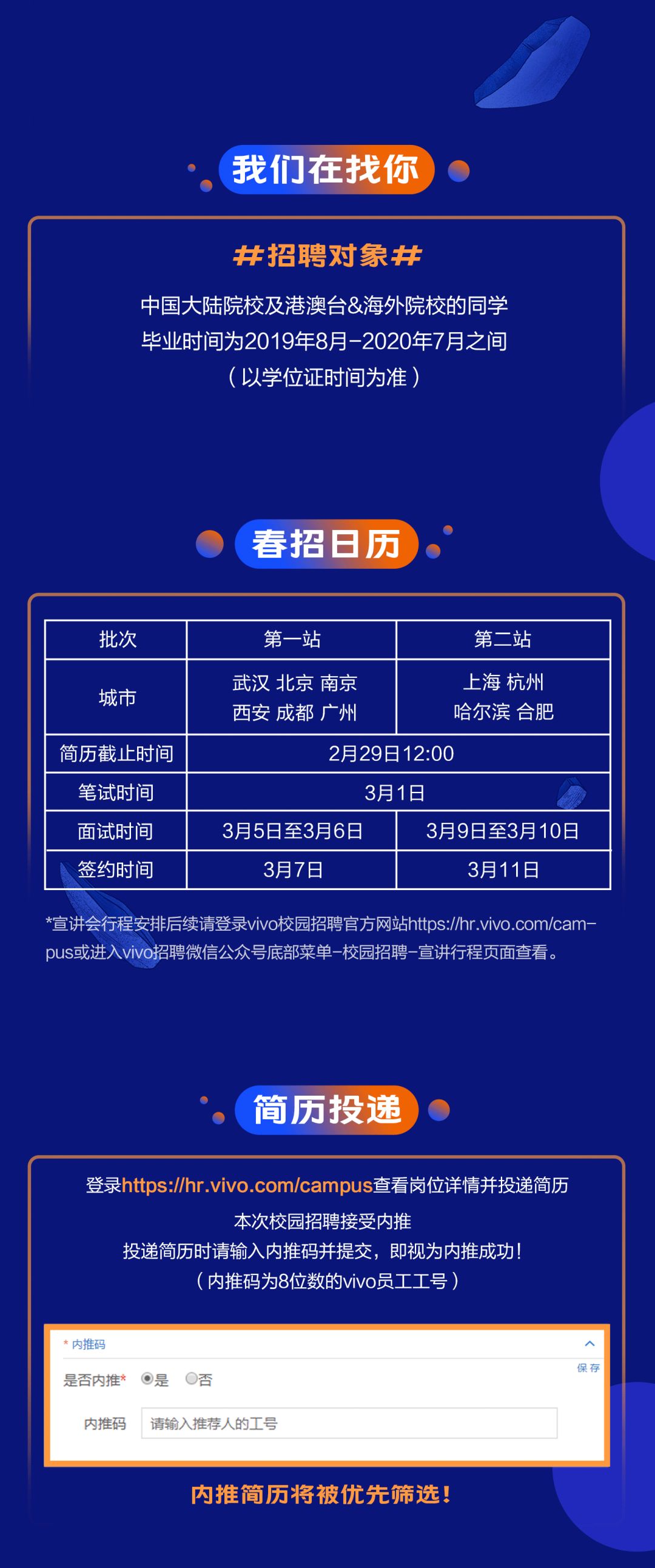 vivo校园招聘_vivo2020校园招聘