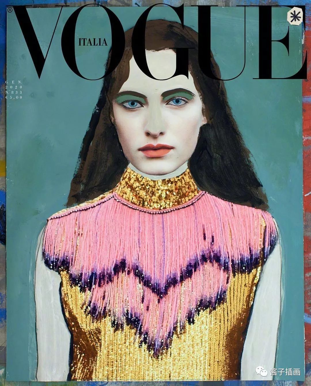 意大利vogue全插画版时装大片 | 这样的杂志请给我来一打