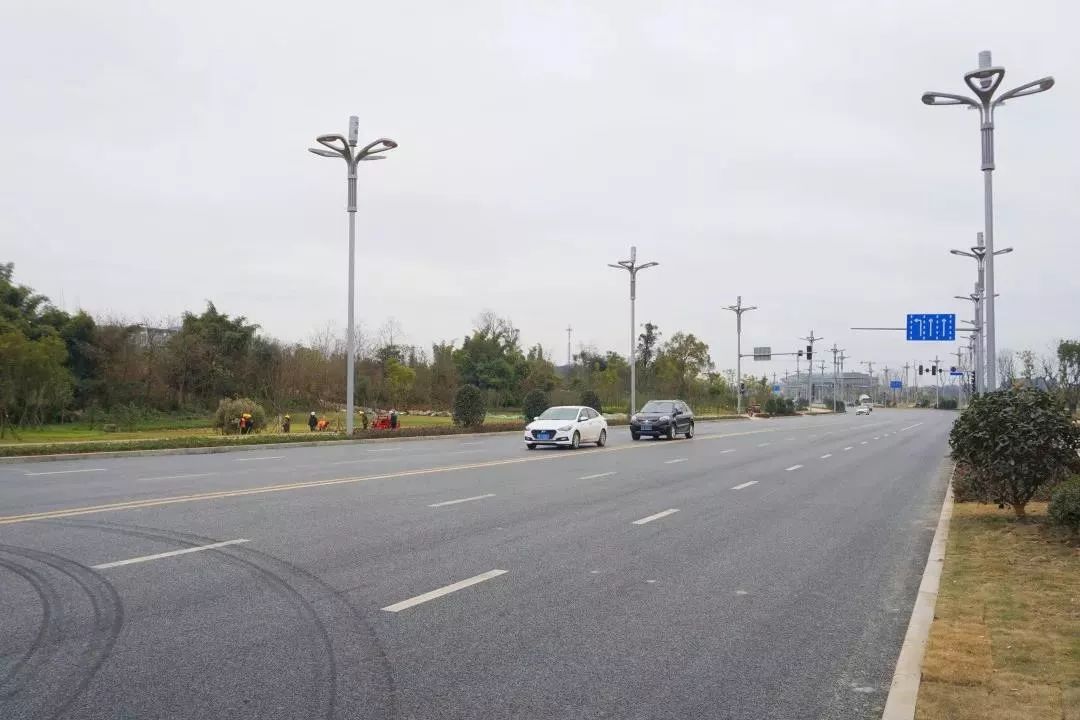 淮州新城有一条道路 五福大道道路提档升级项目 从