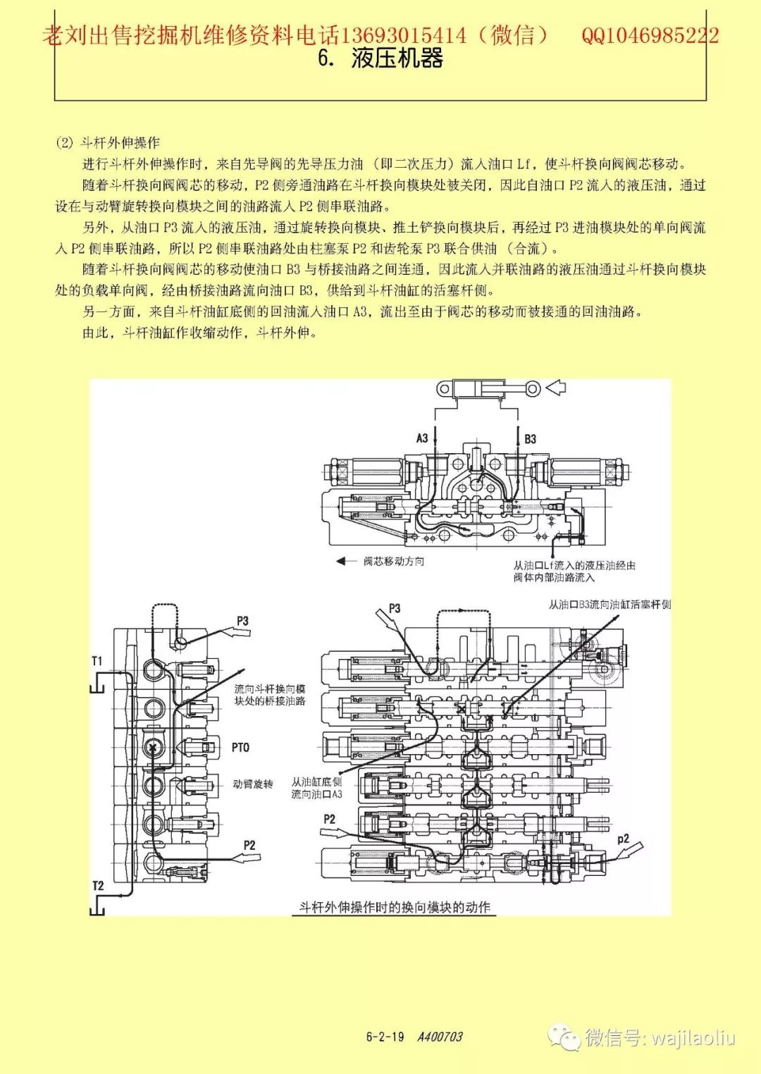 备用资料/稀缺洋马挖掘机主控阀部件与功能,各个阀芯对接(防止阀芯