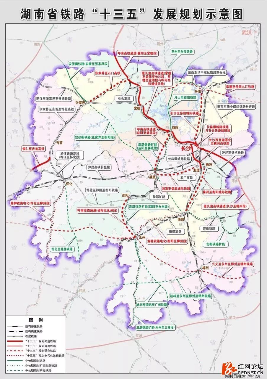 湖北十三五高铁规划图 湖北十三五城际铁路规划 湖北十三五铁路规划图