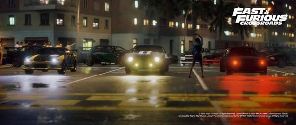 《速度与激情：十字街头》最新截图赛车女郎背影养眼