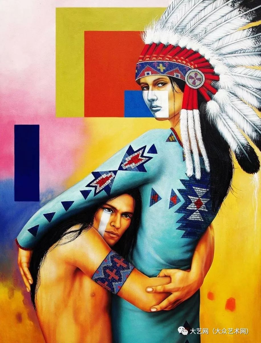 大众艺术网:印第安人的本土艺术家 —— 秘鲁画家 victor crisostomo