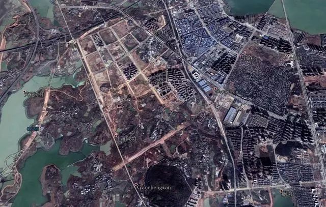 2017年宋家岗地区卫星地图图片