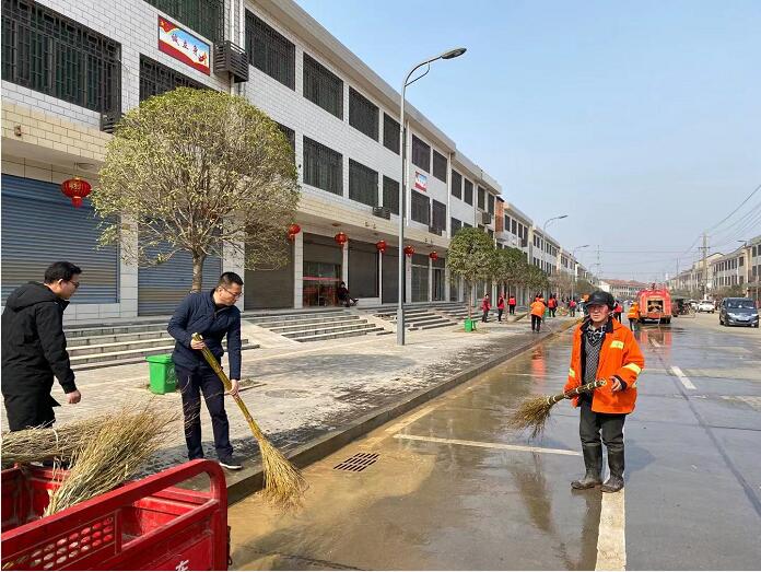 "全民齐动员,街道换新颜"——澧县澧南镇开展集镇提质暨春节大扫除