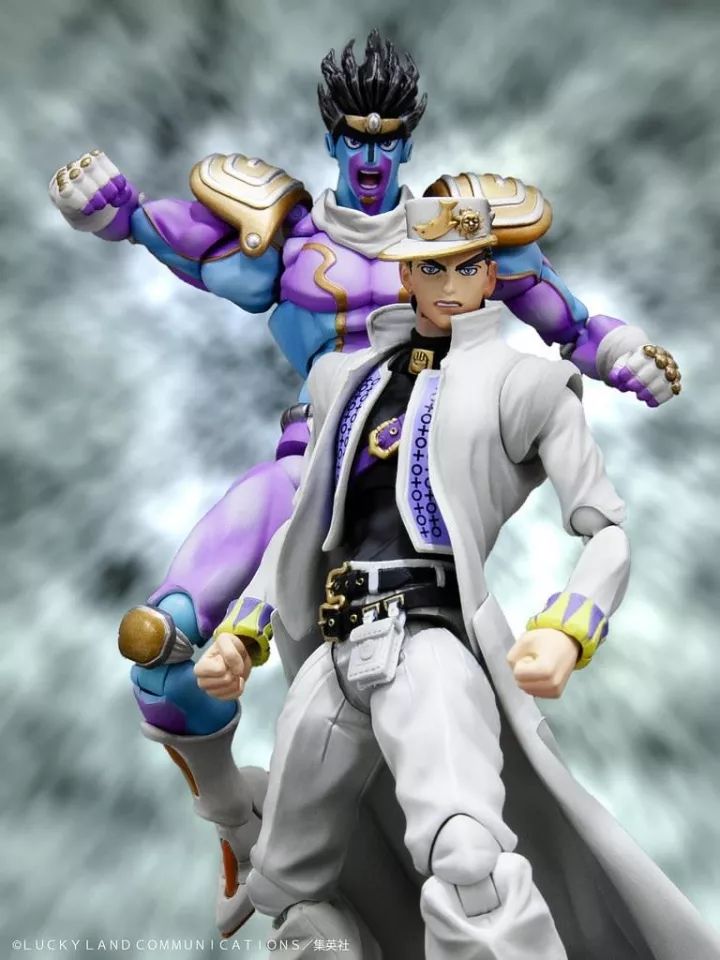 超像可动《jojo 的奇妙冒险》第四部 不灭钻石 空条承太郎与白金之星